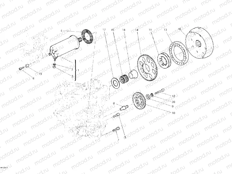 STARTING MOTOR » ELECTRIC STARTER