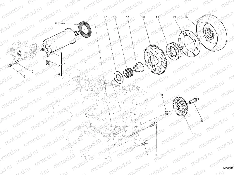STARTING MOTOR » ELECTRIC STARTER