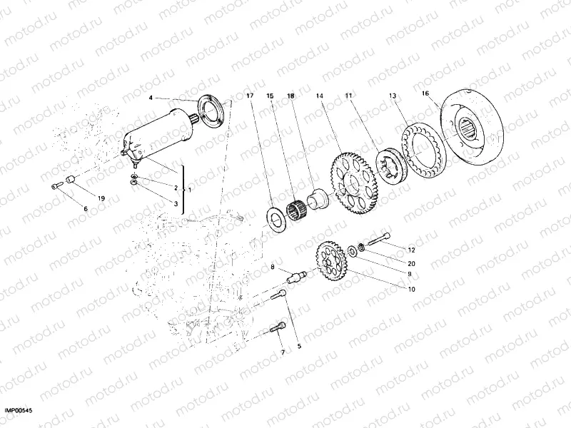 STARTING MOTOR » ELECTRIC STARTER