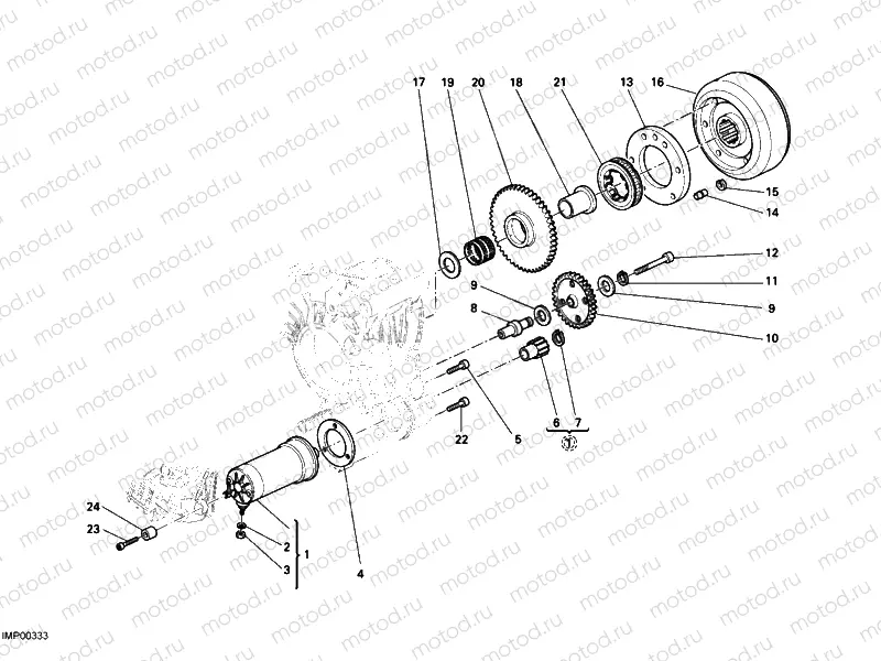 STARTING MOTOR » ELECTRIC STARTER