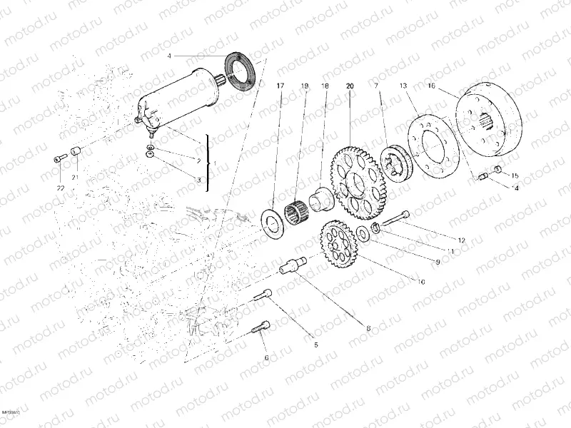 STARTING MOTOR » ELECTRIC STARTER