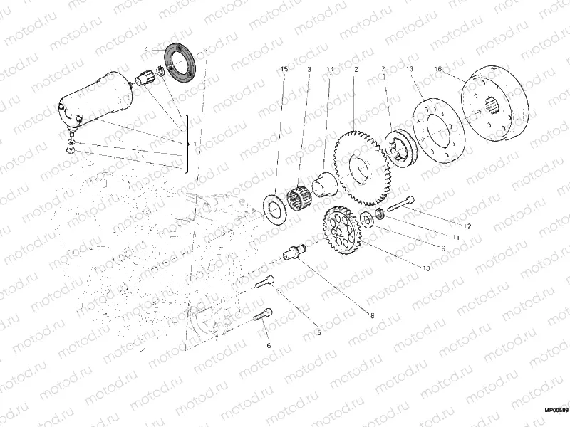 STARTING MOTOR » ELECTRIC STARTER