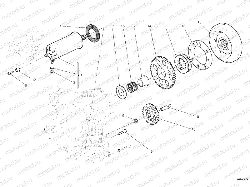 STARTING MOTOR » ELECTRIC STARTER