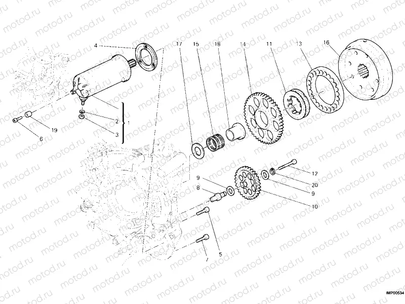 STARTING MOTOR » ELECTRIC STARTER