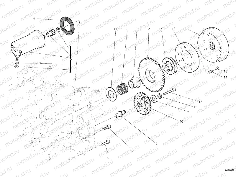 STARTING MOTOR » ELECTRIC STARTER