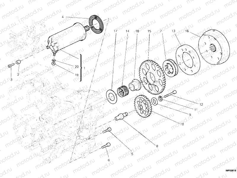 STARTING MOTOR » ELECTRIC STARTER