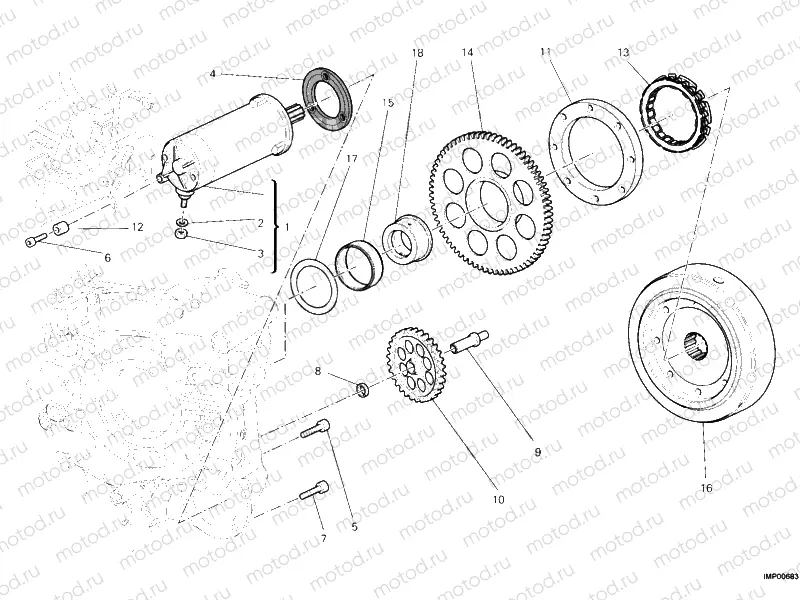 STARTING MOTOR » ELECTRIC STARTER