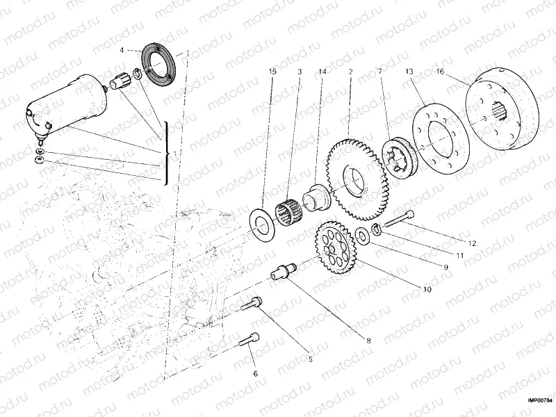STARTING MOTOR » ELECTRIC STARTER
