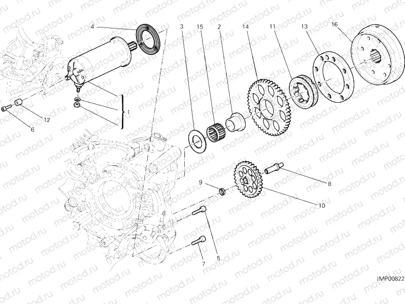 STARTING MOTOR » ELECTRIC STARTER