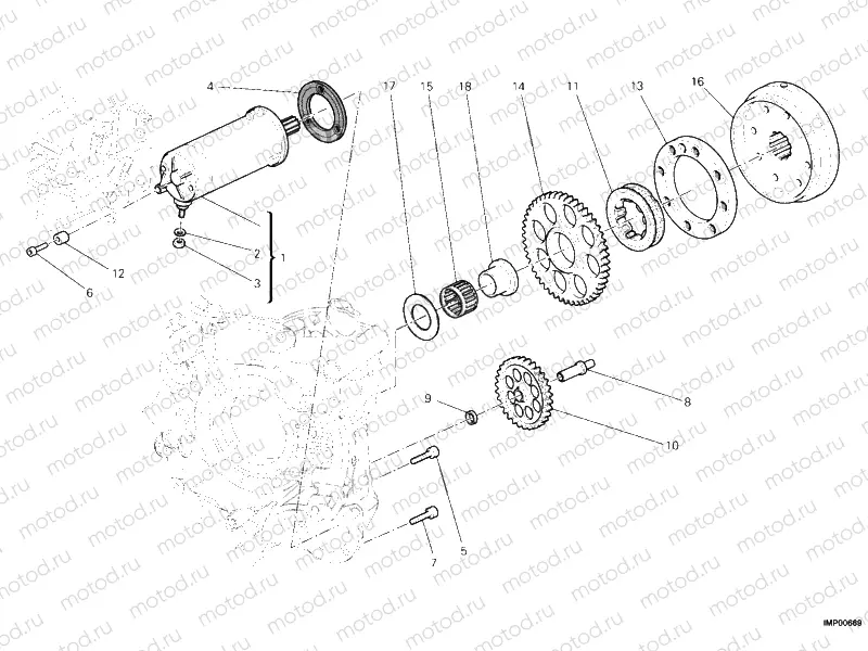 STARTING MOTOR » ELECTRIC STARTER