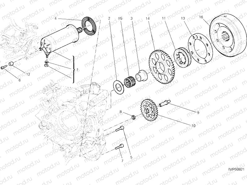 STARTING MOTOR » ELECTRIC STARTER