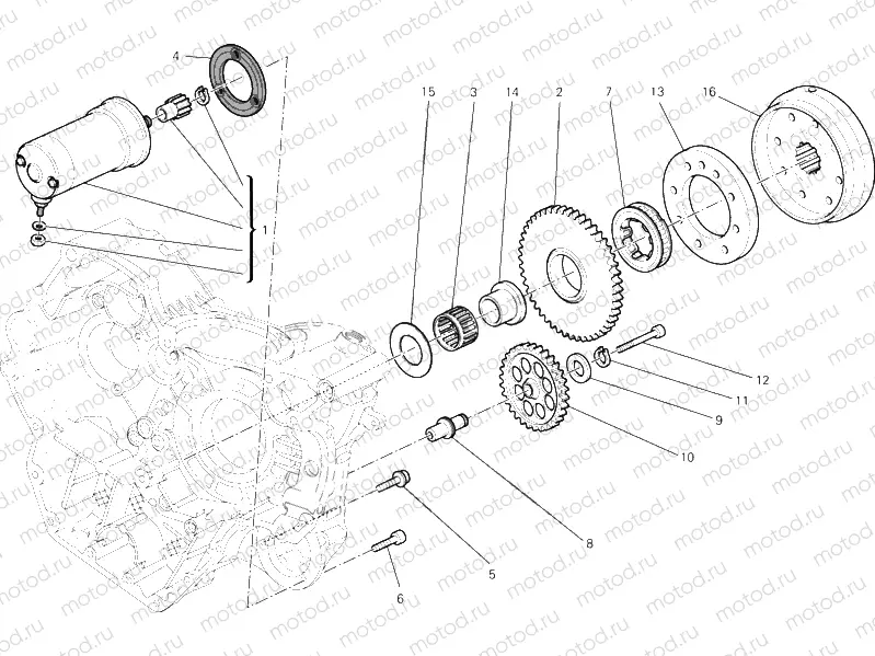 STARTING MOTOR » ELECTRIC STARTER