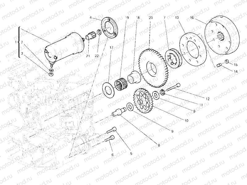 STARTING MOTOR » ELECTRIC STARTER