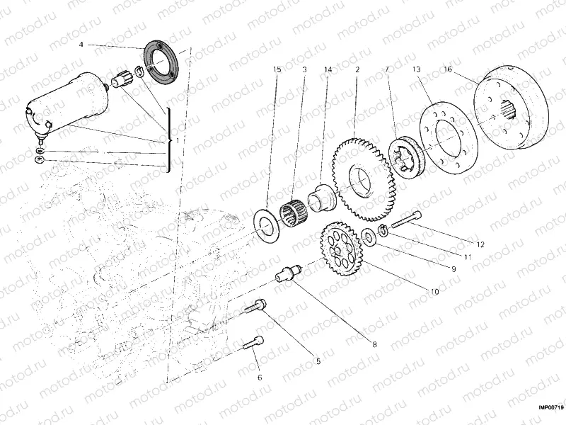 STARTING MOTOR » ELECTRIC STARTER