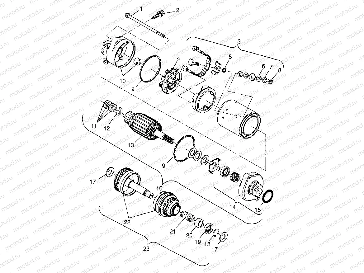 STARTING MOTOR HURRICANE B974473 and Intl. HURRICANE I974473 (4941044104C007) | STARTING MOTOR HURRICANE B974473 and Intl. HURRICANE I974473 (4941044104C007)