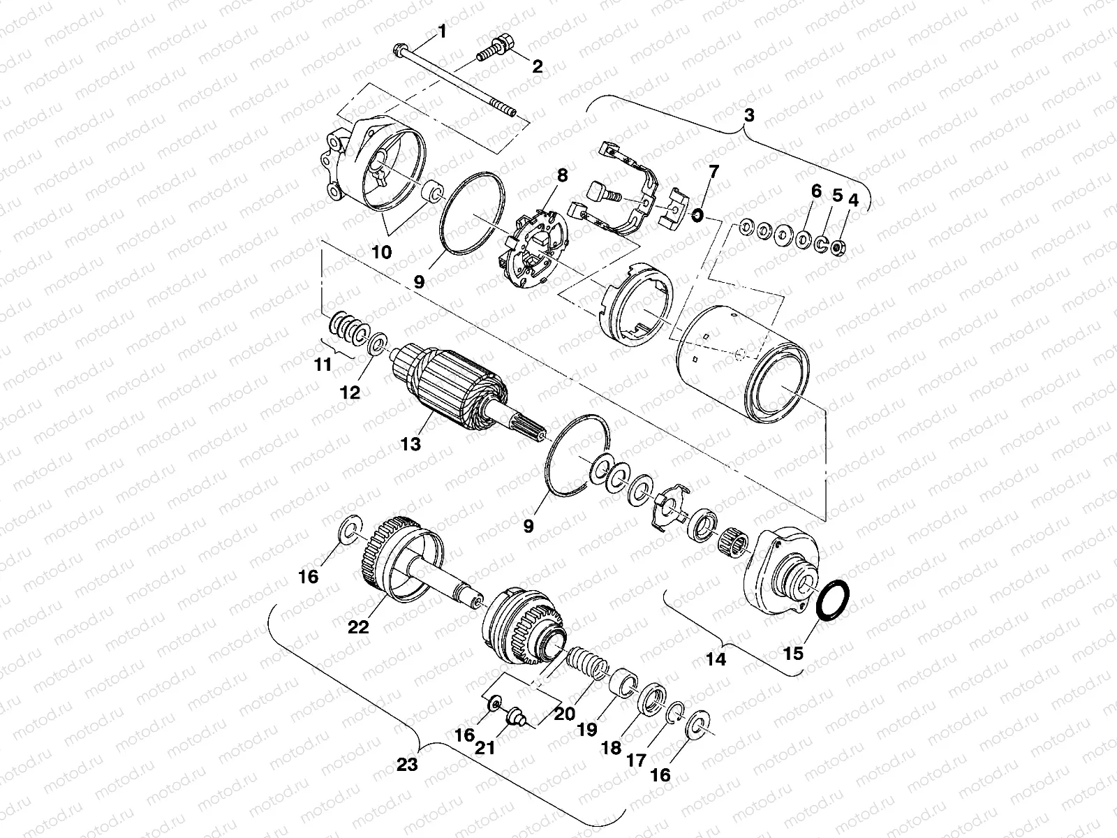 STARTING MOTOR - I994590 (4951425142c006) | STARTING MOTOR - I994590 (4951425142c006)