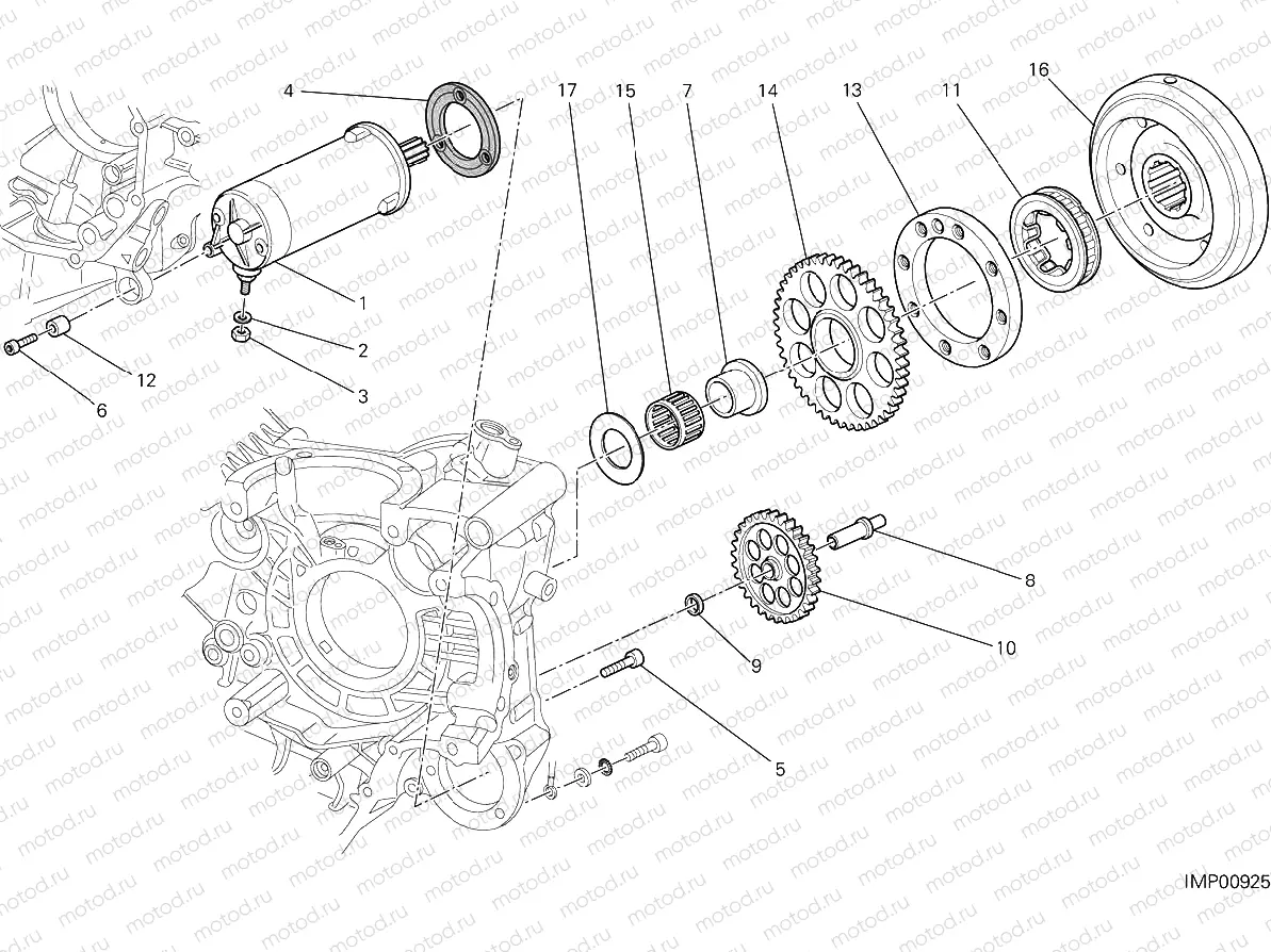 STARTING MOTOR [MOD:F848]