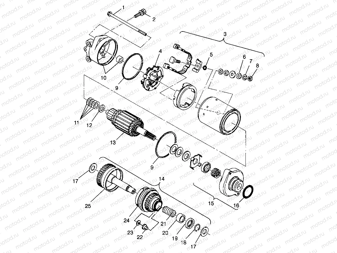 STARTING MOTOR SL 700 B964066 and  Intl. SL 700 I964066 (4935633563C009) | STARTING MOTOR SL 700 B964066 and  Intl. SL 700 I964066 (4935633563C009)