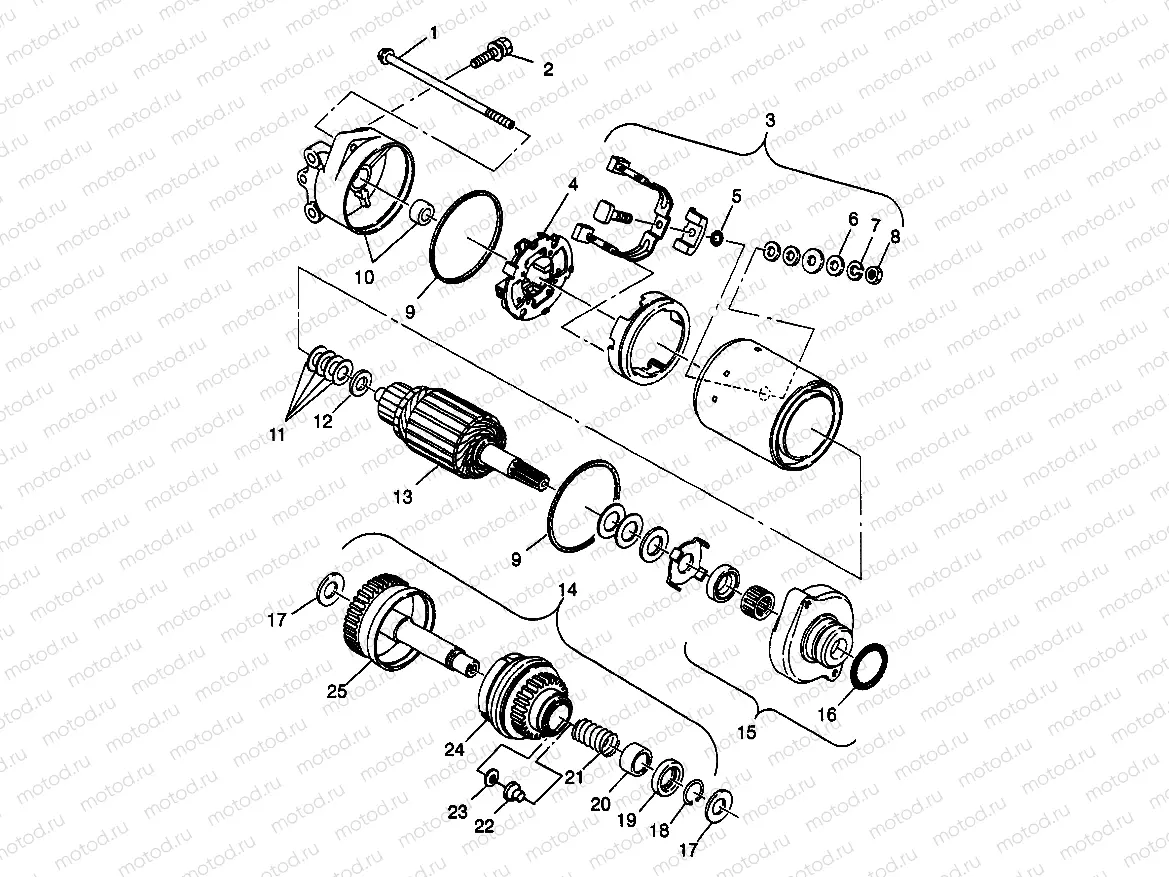 STARTING MOTOR SLT 700 B974572 (4941124112C006) | STARTING MOTOR SLT 700 B974572 (4941124112C006)