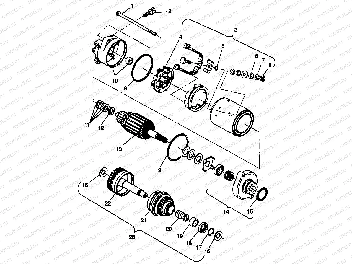 STARTING MOTOR SLTX B964590 and Intl. SLTX I964590 (4935783578C007) | STARTING MOTOR SLTX B964590 and Intl. SLTX I964590 (4935783578C007)