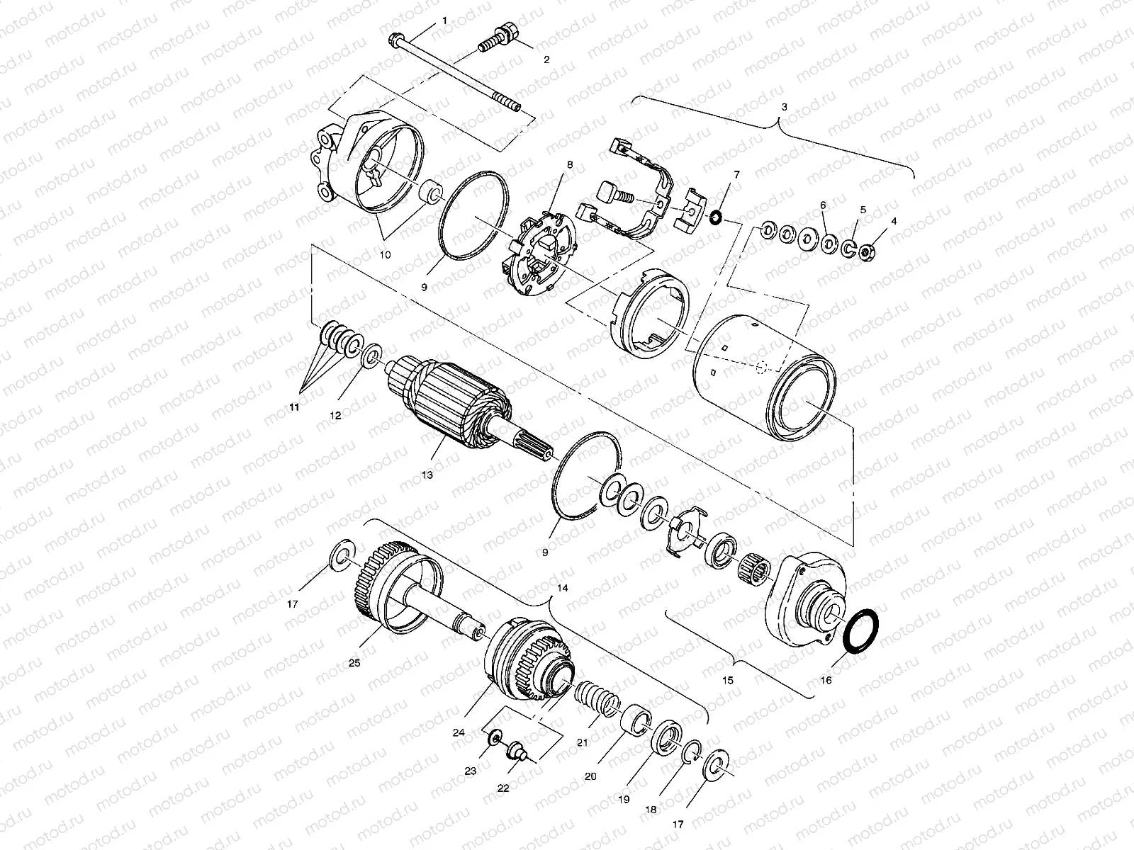 STARTING MOTOR - W004673I (4955755575C007) | STARTING MOTOR - W004673I (4955755575C007)