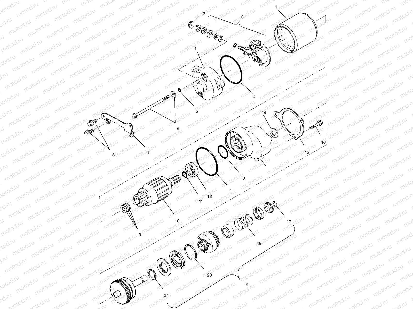 STARTING MOTOR - W937527 (4924022402c013) | STARTING MOTOR - W937527 (4924022402c013)