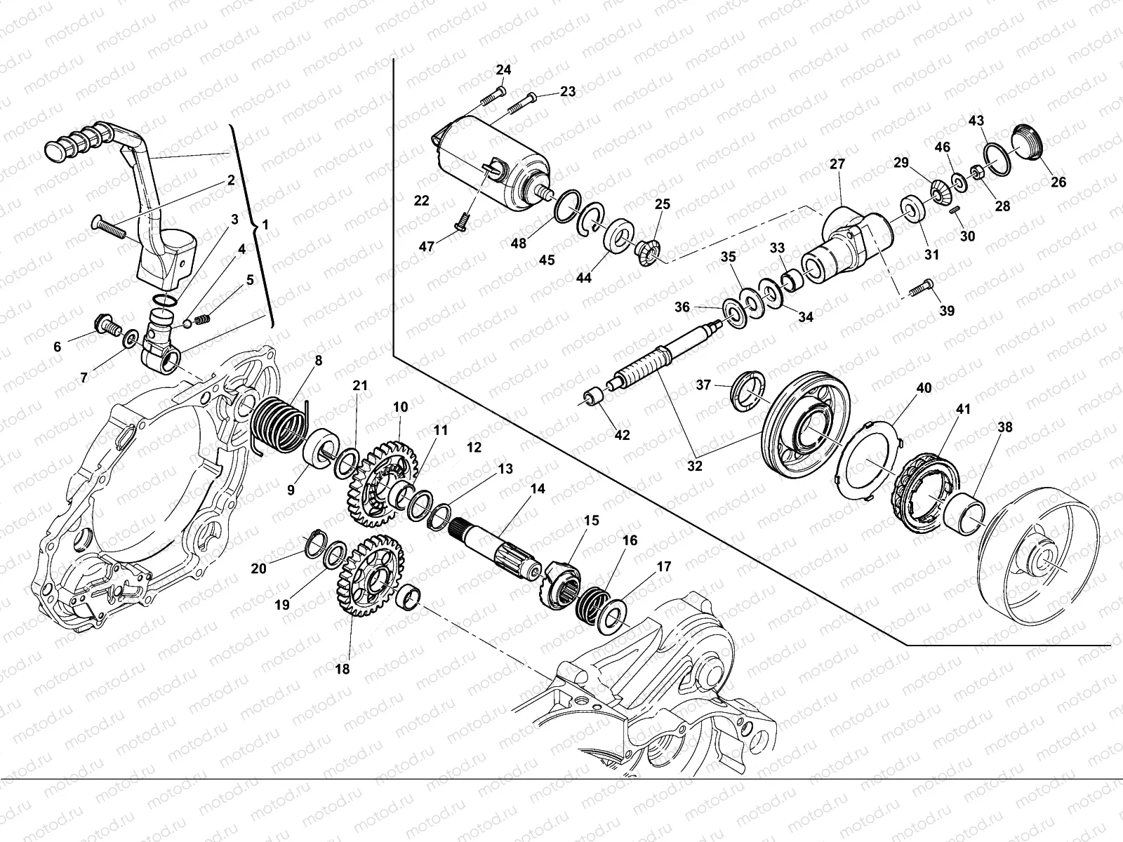 STARTING SYSTEM (TE-TXC)
