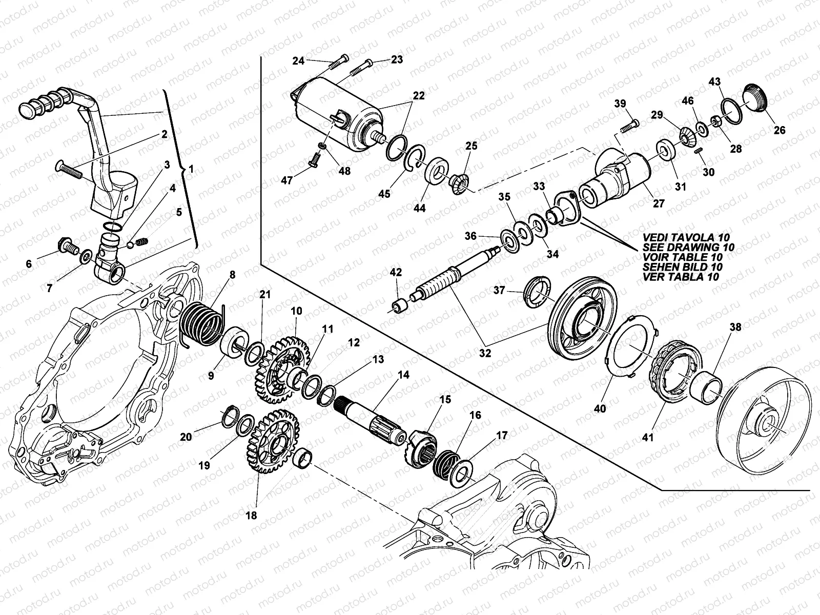 STARTING SYSTEM (TE-TXC)