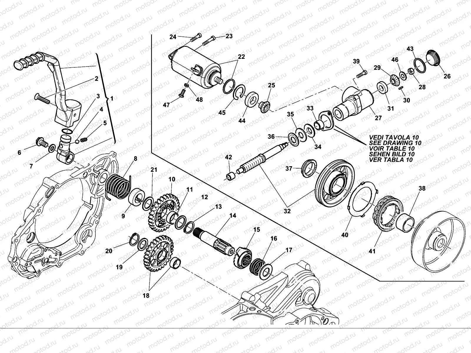 STARTING SYSTEM (TE-TXC)