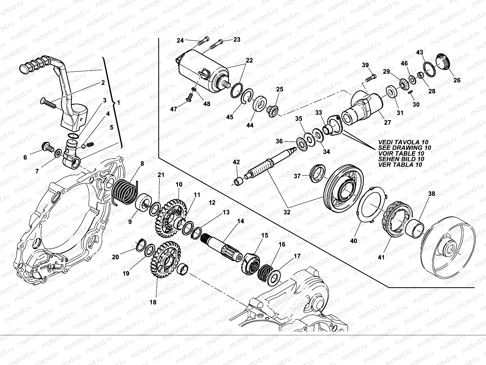 STARTING SYSTEM (TE-TXC)