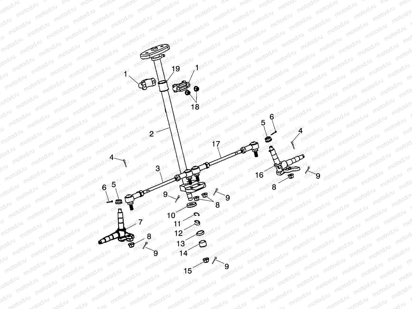 STEERING - A03EA05CA/CB (4970887088B14) | STEERING - A03EA05CA/CB (4970887088B14)