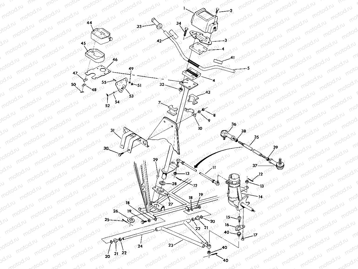 STEERING ASSEMBLY 350 2X4 (4918531853011A) | STEERING ASSEMBLY 350 2X4 (4918531853011A)