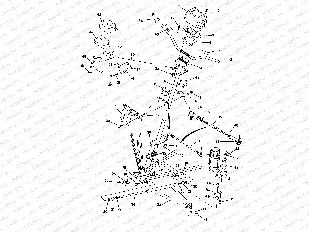STEERING ASSEMBLY 350 2X4 - Update (4919821982011A) | STEERING ASSEMBLY 350 2X4 - Update (4919821982011A)