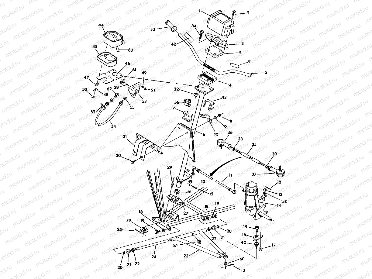STEERING ASSEMBLY 350 2X4 / W927539 (4922882288011A) | STEERING ASSEMBLY 350 2X4 / W927539 (4922882288011A)