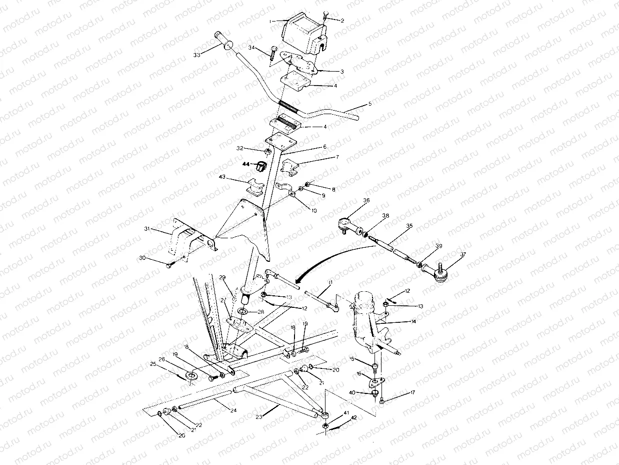 STEERING ASSEMBLY BIG BOSS 4X6 (4919801980011A) | STEERING ASSEMBLY BIG BOSS 4X6 (4919801980011A)