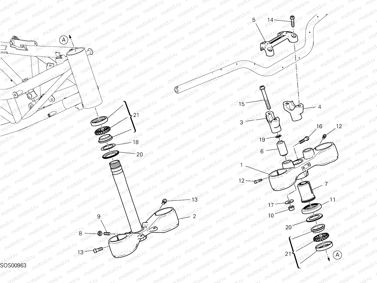 STEERING ASSEMBLY [MOD:HYM 950]