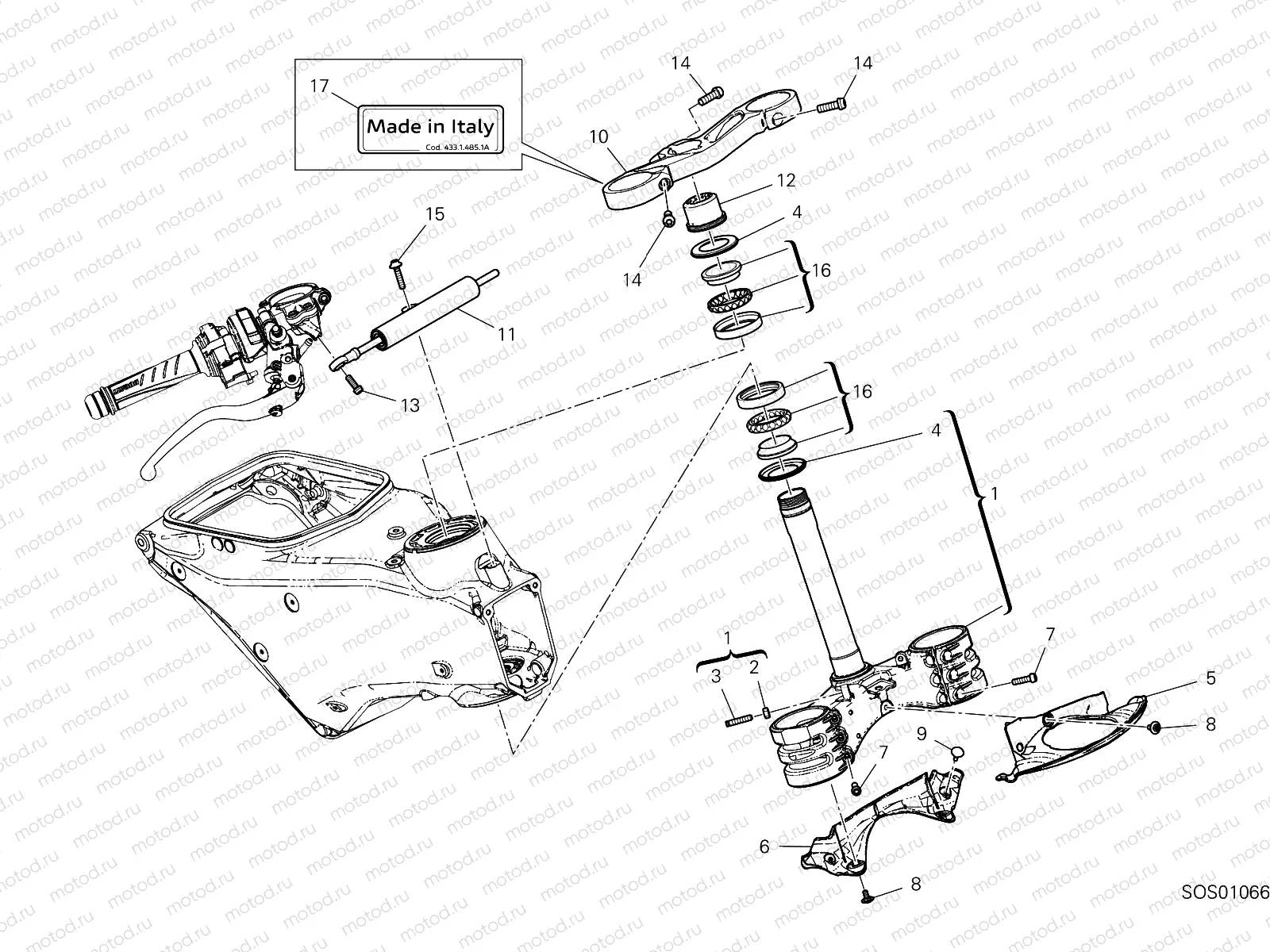 STEERING ASSEMBLY [MOD:PANV2;XST:ROK]