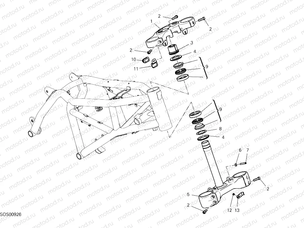 STEERING ASSEMBLY [MOD:SCR11SPE]