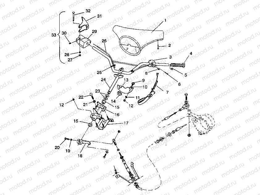 STEERING ASSEMBLY SLT 750 B944170 (4925942594009A) | STEERING ASSEMBLY SLT 750 B944170 (4925942594009A)