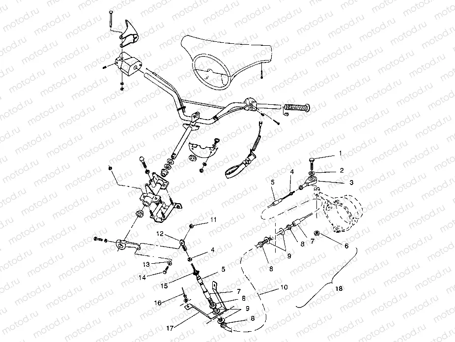 STEERING ASSEMBLY SLT 750 B944170 (4925942594010A) | STEERING ASSEMBLY SLT 750 B944170 (4925942594010A)