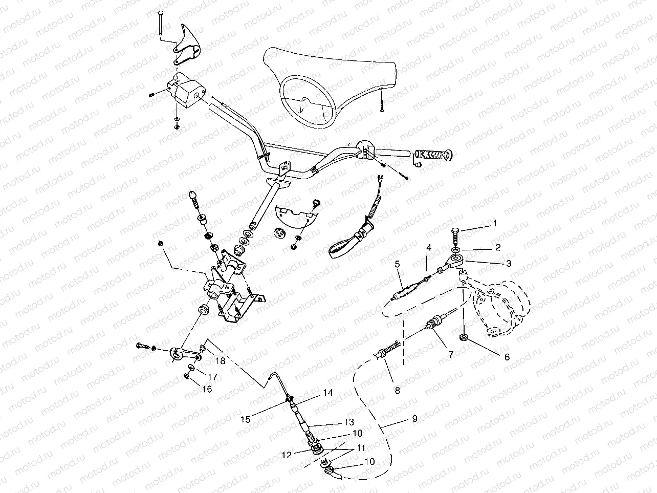 STEERING ASSEMBLY SLT 750 B954170 (4930563056A014) | STEERING ASSEMBLY SLT 750 B954170 (4930563056A014)