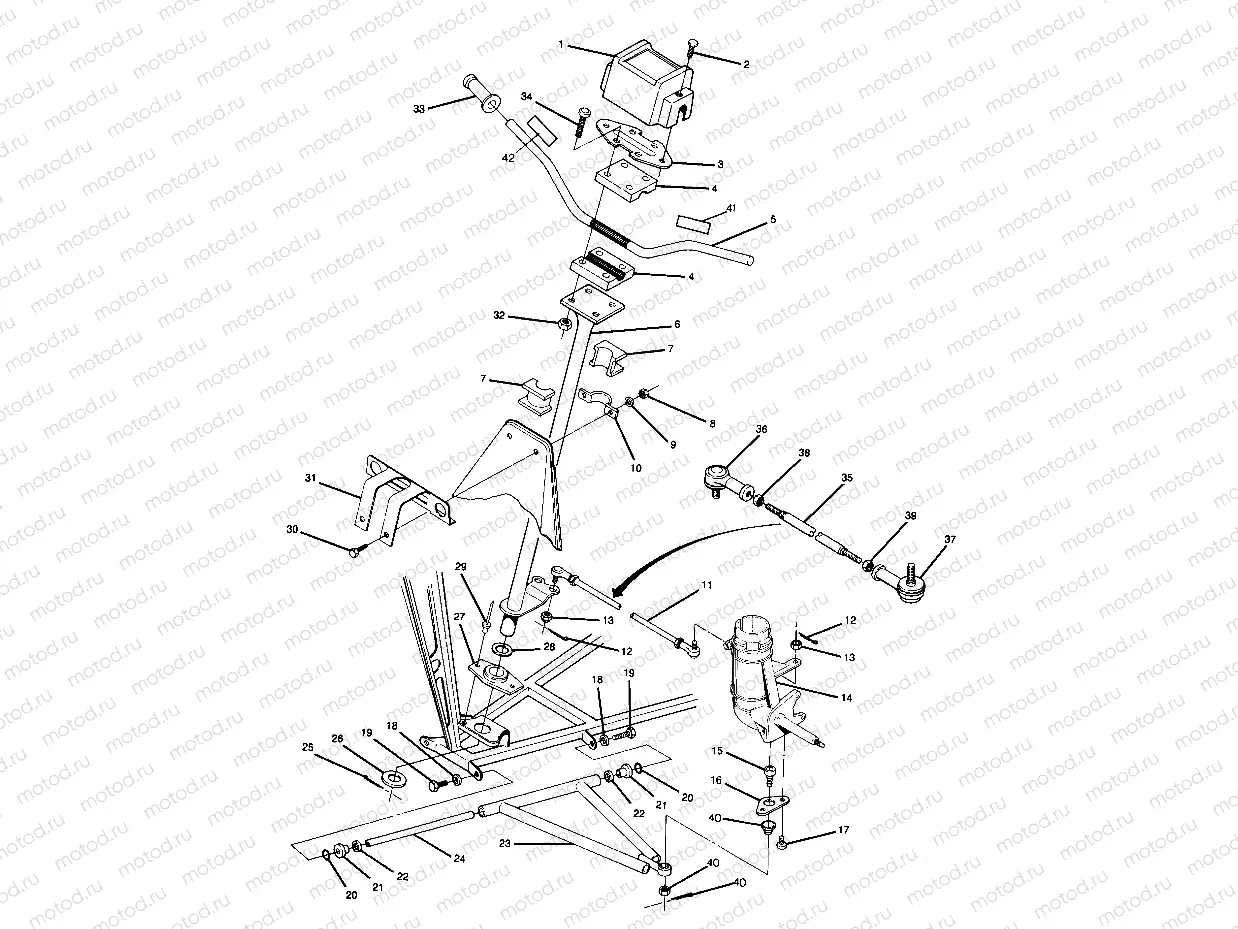 Steering Assembly Updated 5/90 (4917721772011A) | Steering Assembly Updated 5/90 (4917721772011A)