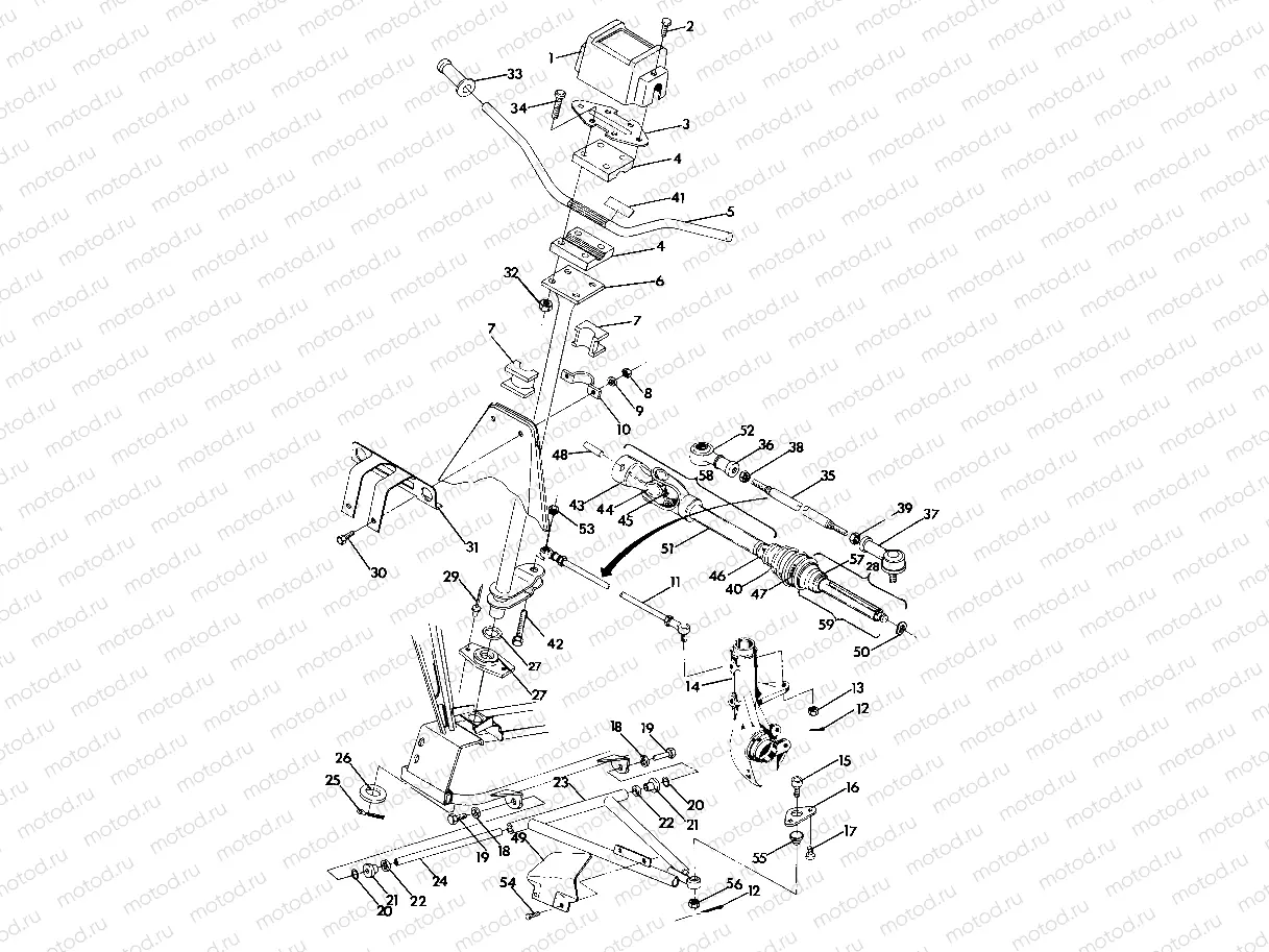 Steering Assembly Updated 5/90 (4917731773015A) | Steering Assembly Updated 5/90 (4917731773015A)