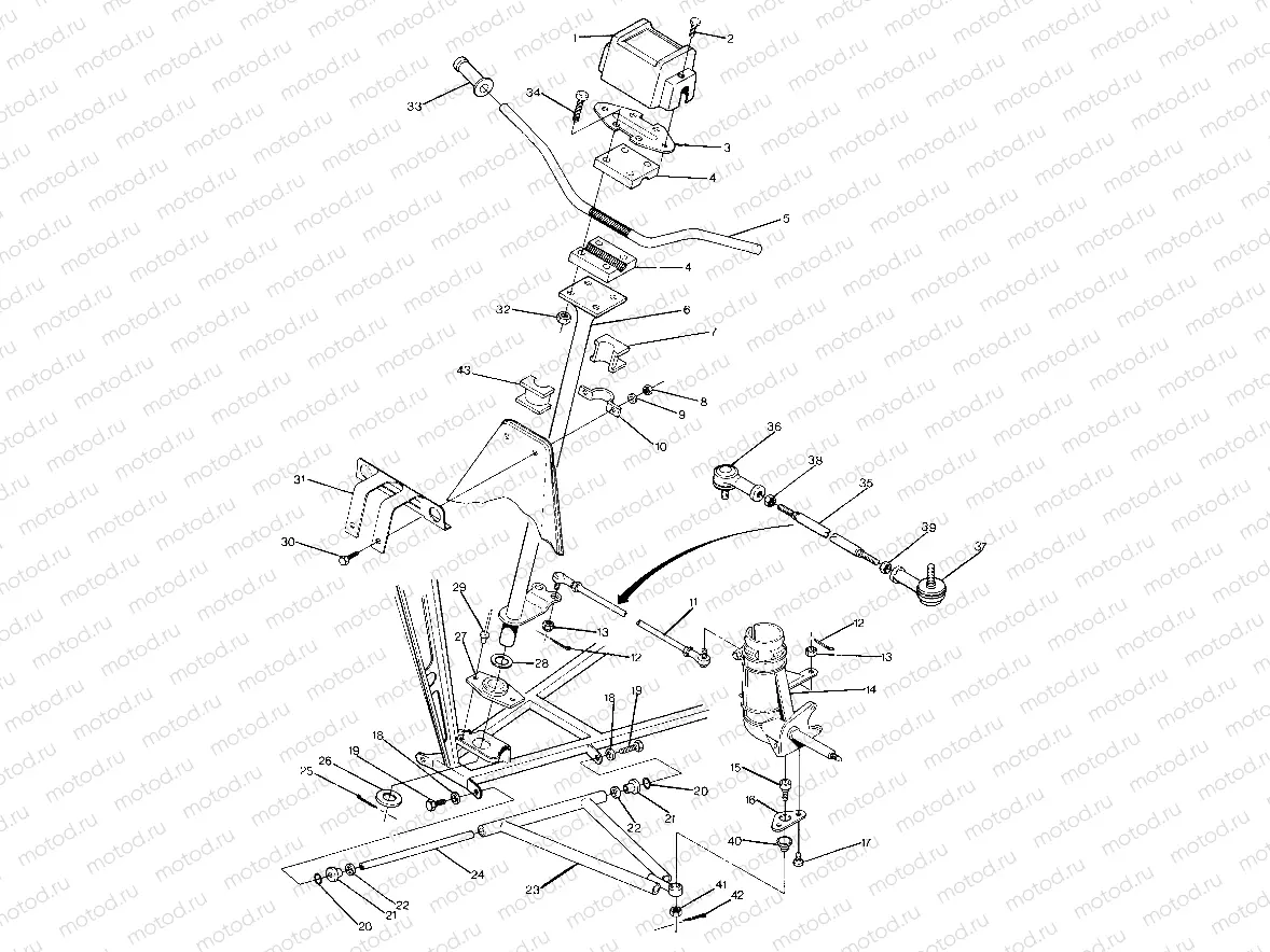 Steering Assembly Updated 5/90 (4917741774011A) | Steering Assembly Updated 5/90 (4917741774011A)