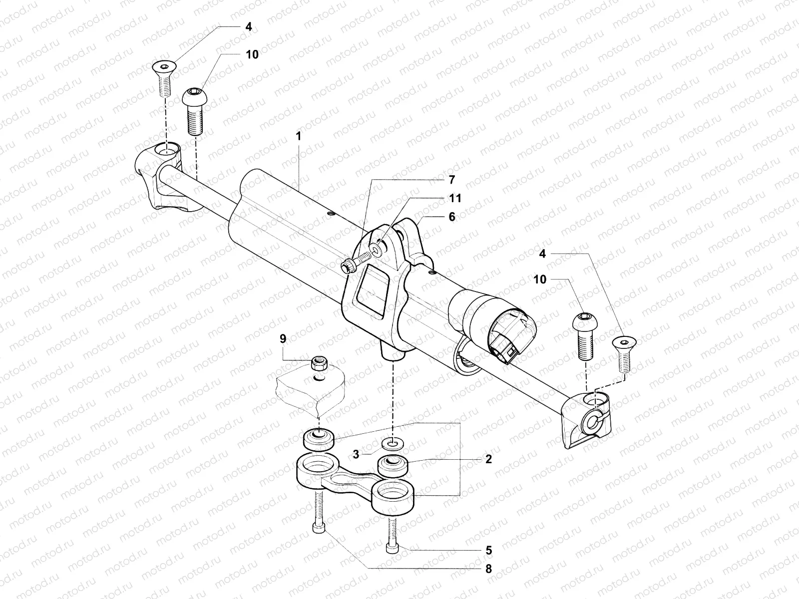 Steering Damper Assembly