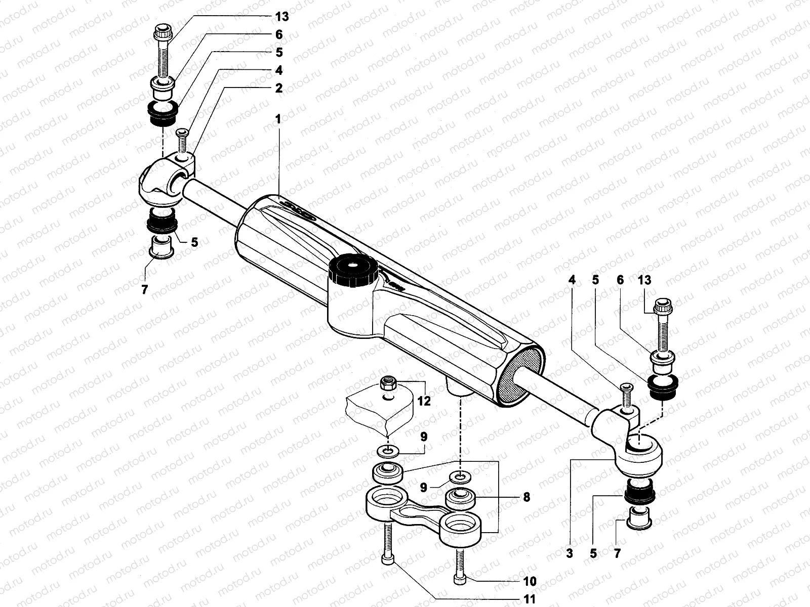 Steering Damper Assembly