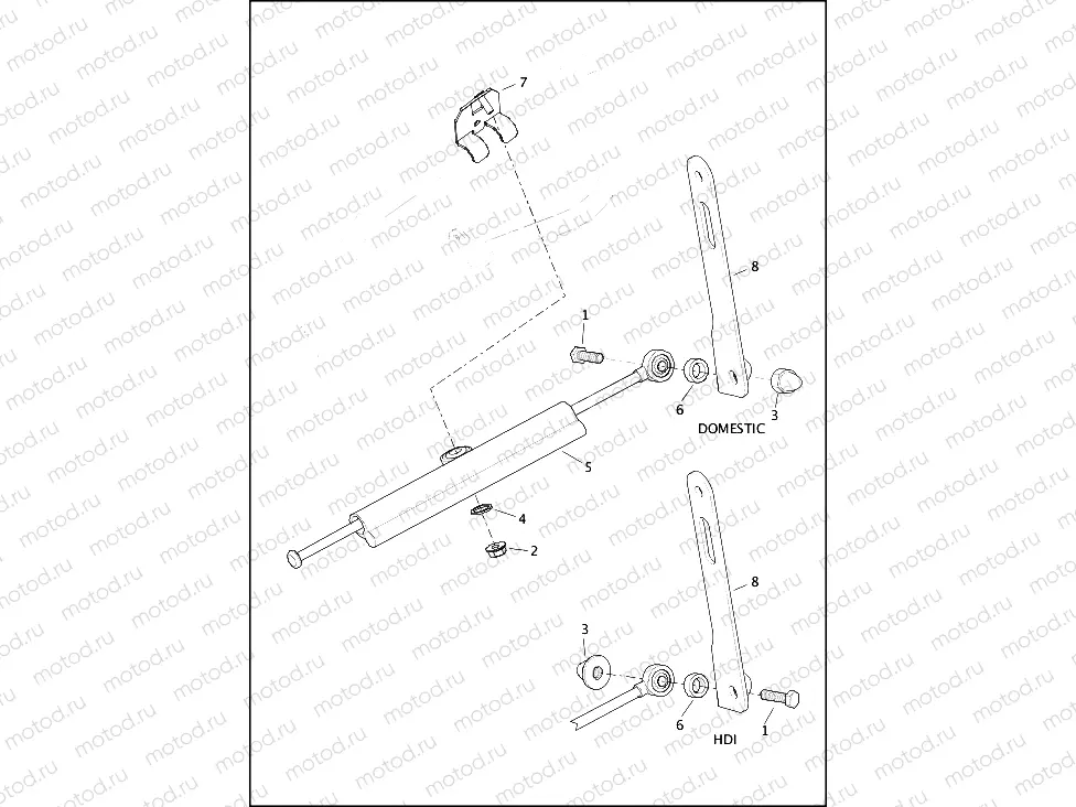STEERING DAMPER - FLHTCUTG