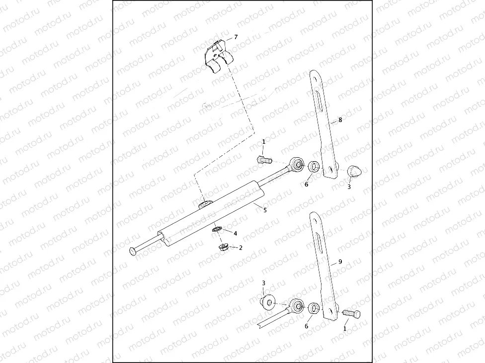STEERING DAMPER - FLHTCUTG