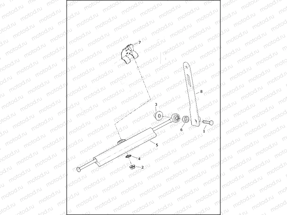 STEERING DAMPER - FLHTCUTG