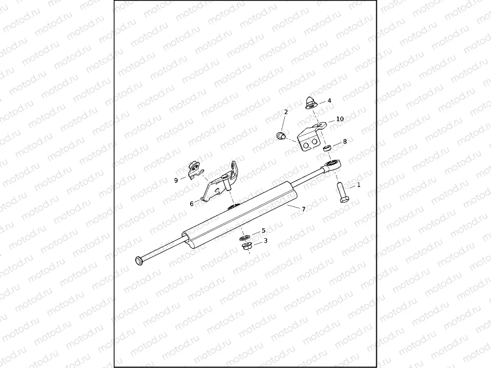 STEERING DAMPER - FLRT, FLTRT
